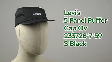 Розпаковка Levi's 5 Panel Puffer Cap Ov 233728-7-59 S Regular Black