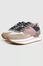 Pepe Jeans RUSPER QUEEN sports shoes with multicoloured inserts
